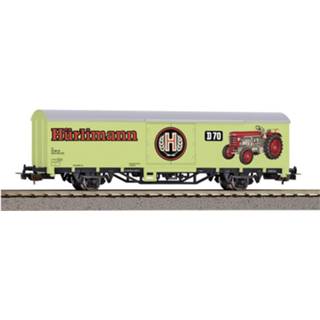 👉 Piko H0 58799 overdekte goederenwagen „Hürlimann-tractoren” van de SBB 4015615587996