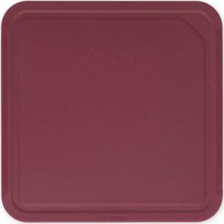 👉 Snijplank rood m Brabantia Tasty+ - Aubergine Red 8710755123122
