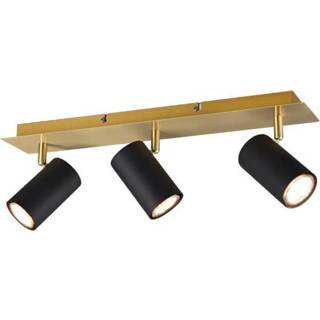 👉 Opbouwspot zwart goud active Trio international Marley met 802400380 4017807523935
