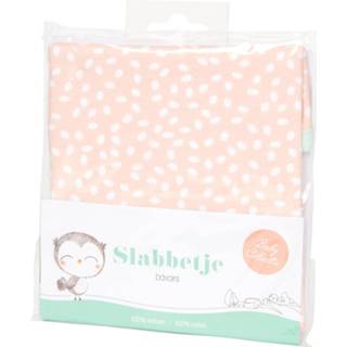 Slab roze baby's Baby Slabbetje Hagel 8718827166305