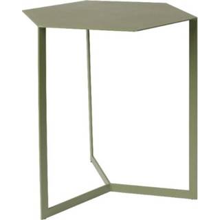 👉 Bijzettafel donkergroen metaal active Zuiver Matrix Green 8718548049321