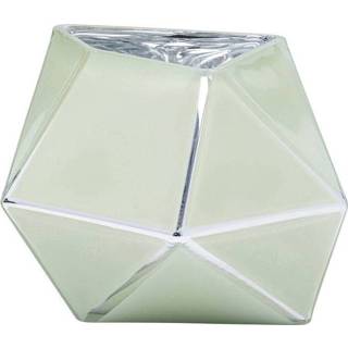 👉 Vaas pastel zilver glas active Kare Art Silver 14cm 4025621532330