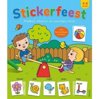 👉 Boek stickerfeest (4-6 jaar) 9789044754186