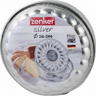 👉 Zenker springvorm met vlakke- en tulband silver 26cm