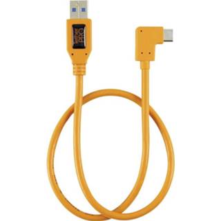 👉 Oranje Tether Tools USB-kabel 0.50 m