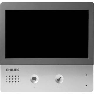 👉 Zwart aluminium Philips 531032 Binnenunit voor Video-deurintercom Aluminium, 3345115310321