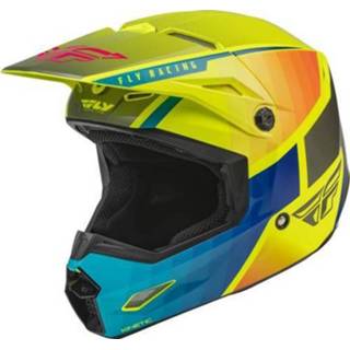 👉 Helm blauw m active FLY Racing Kinetic Drift Ece Helmet Blue Hi-Vis Charcoal