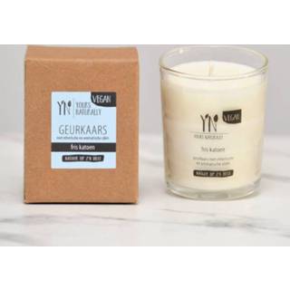👉 Geurkaars Yours Naturally Votief 'Fris Katoen' - 90 ml 5038871013619
