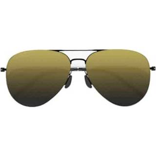 👉 Computerbril goud active Originele Xiaomi Mijia TS gepolariseerde UV-lens zonnebril, 304H roestvrijstalen zwaartekracht achterframe (goud)