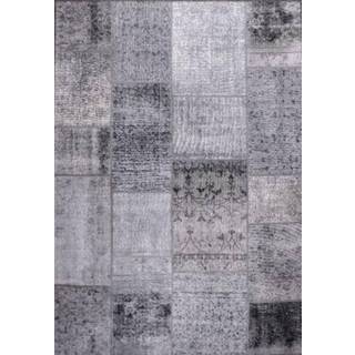 👉 Vloerkleed grijs Lichtgrijs Patchwork Beacon 6090302457453