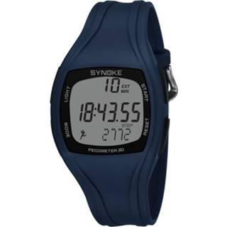 Stappenteller marineblauw active Syneke 9105 Multifunctionele sporttijdrecord Waterdichte elektronisch horloge (marineblauw)