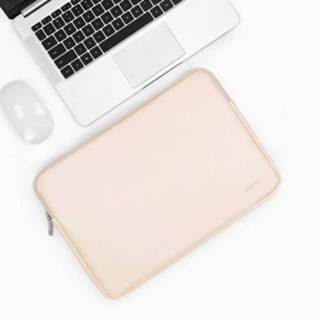 👉 Laptoptas PU active BAONA BN-Q001 lederen laptoptas, kleur: abrikoos, grootte: 16/17 inch