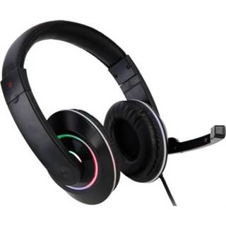 Gaming headset zwart active SOYTO SY722 STATIC RGB Kleurrijke (zwart)