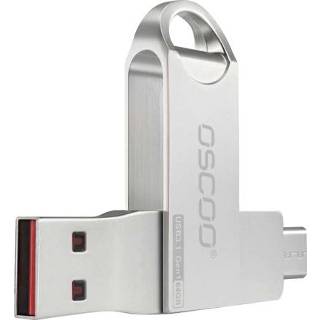 👉 Mobiele telefoon active OSCOO CU-002U USB3.0 + Type-C Dual Interface U Disk, Capaciteit: 64 GB