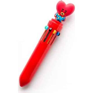 👉 Balpen active Cartoon schattige tien kleuren pers student glad schrijven bullet draagbare marker (hart)