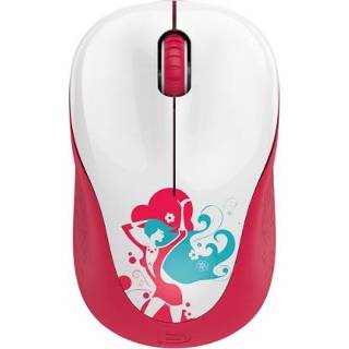 👉 Draadloze muis wit rood active vrouwen Foetor V10 dames (wit rood)