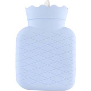 👉 Handwarmer blauw silicone active Winter Hand Warmer Cartoon Leuke Water Injectie Warm Bag, Kleur: Lichtblauw Square