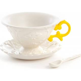 👉 Schotel geel porselein active Seletti Kop en I-Wares Yellow 8008215698588