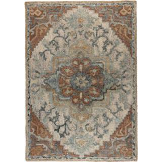 👉 Vloerkleed blauw active Dutchbone Amori Blue Brick 200x300cm 8718548065703