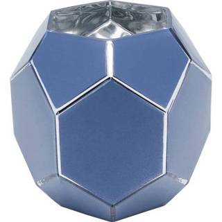 👉 Vaas pastel blauw glas active Kare Art Blue 17cm 4025621532354
