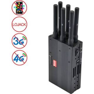 👉 Mobiele telefoon active GSM / CDMA DCS PCS 3G 4G LOJACK Signaalonderbreker stoorzender isolator voor telefoons, dekking: 20 meter (JAX-121A-6A)