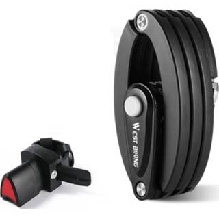 👉 Fiets active West Biking Vouwen Anti-Diefstal Code Lock Draagbare Kettingslot (YP0705067)