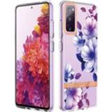 👉 Begonia paarse Flower Series Samsung Galaxy S20 FE TPU Hoesje - 5712580100760