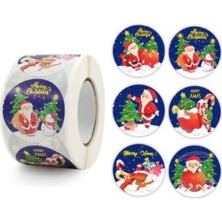 👉 Geschenkzak active 5 stks Kerstdecoratie Stickers Verpakking Labels, Grootte: 3.8cm / 1,5 inch (K-126-38)