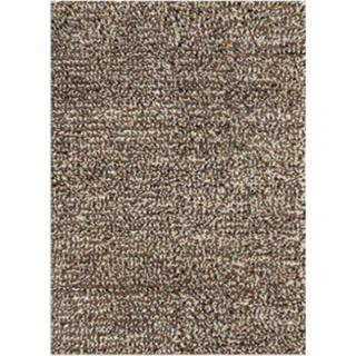 👉 Wollen Vloerkleed Bruin Wit Hornavan, 195x295