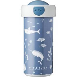 👉 Schoolbeker blauw Mepal Campus 300 ml Little Dutch - Ocean 8711269999883