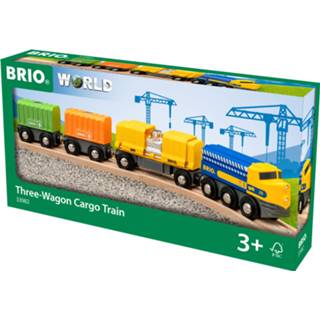 👉 BRIO drie wagon goederentrein