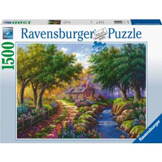👉 Puzzel legpuzzels Cottage Bij De Rivier (1500 stukjes) 4005556171095