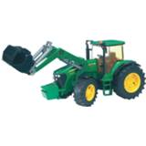 👉 Voorlader groen Bruder John Deere 7930 Met - Miniatuur tractor 4001702030513