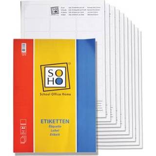 👉 SOHO Etiketten 10/ A4 SOHO 105x37mm (16)