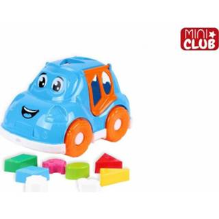 Vormenstof blauw Mini Club vormenstoof auto 25,5x17x15,5cm 4823037605927 2900086622012