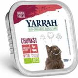 Kattenvoer Yarrah chunks met kip en rund bio 100g 8714265090226