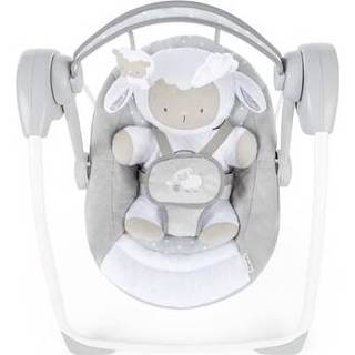 👉 Grijs unisex Ingenuity Comfort 2GO Portable Swing Cuddle Lamb