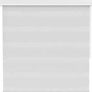 👉 Rolgordijn wit polyester Fenstr duo Birmingham lichtdoorlatend - (10316) Leen Bakker 8714901794815