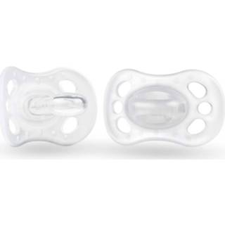 👉 Speen silicoon meisjes transparent baby's transparant Medela Baby Fopspeen Geboorte 0-2 maanden UNO transparant, 2 stuks