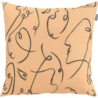 👉 Sierkussen geel zwart Hartman Faces yellow 8711268661712 2900085095015