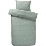 👉 Dekbedovertrek katoen blauw Walra Vintage Cotton - jeansblauw 140x200/220 cm Leen Bakker 8719023416232