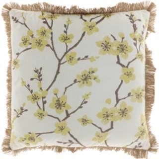 👉 Sierkussen geel Hava 45x45cm soft yellow 8714503347631