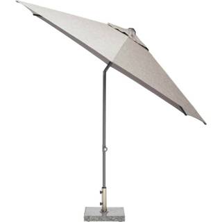 👉 Kettler Easy push parasol 300cm rond grijs