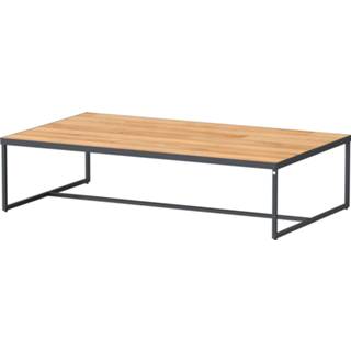 👉 Terrastafel teak grijs Strada koffie tuintafel 120 x 70 cm blad