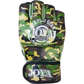 👉 Handschoenen leer XL Color-Groen MMA Joya Fight Fast Camo 8718876007345