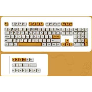 👉 Toetsenbord active Dye Sublimation Warmteoverdracht Keycaps voor mechanisch (bijenmelk)