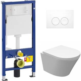 👉 Toiletset spoel afesta wit Geberit UP100 met Mueller Junior randloos toilet en softclose zitting 6013919862878