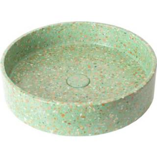 👉 Waskom groen Ideavit Idea.Smart 42.5x42.5x10 cm Rond Terrazzo 8719304935957