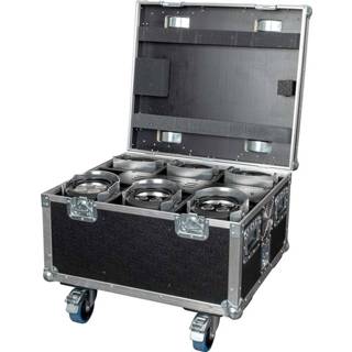 👉 Flightcase Showtec Eventspot 1600 Q4 set met 6 spots in 8717748452726