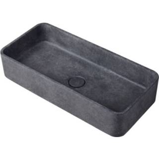 👉 Waskom grijs Ideavit Idea.Max 60x28x12 cm Rechthoek Beton Donker 8719304936152
